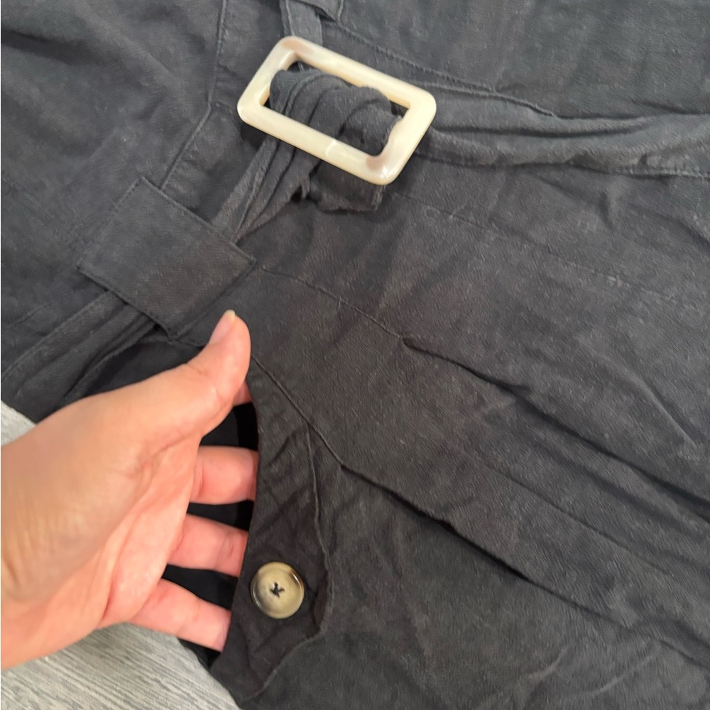 Free People Lucia Strapless Jumpsuit Size 4 Black - Picture 5 of 7